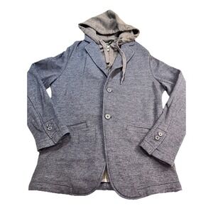 Porter and Ash London Mens Size Small Blazer Jacket Hood Sport Coat Faux Pockets